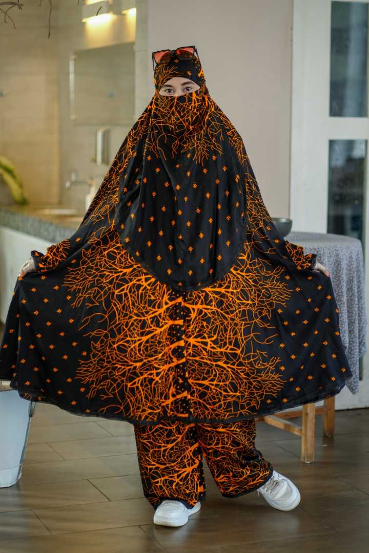 Luxury,Mishori,Silk,Khimar,Set-120