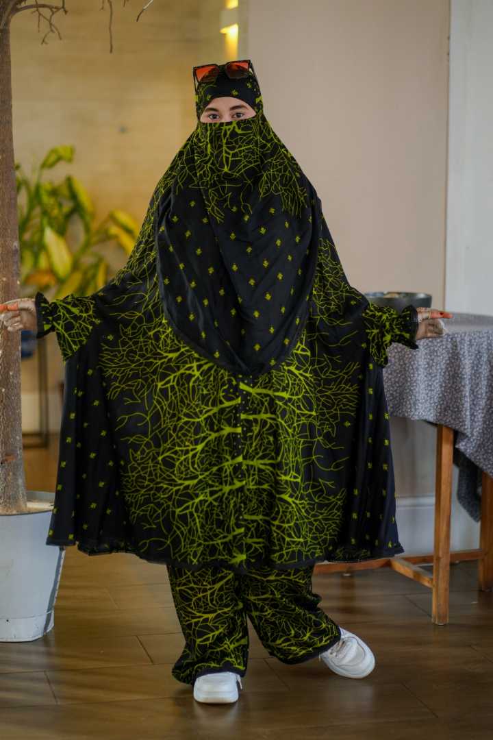 Luxury,Mishori,Silk,Khimar,Set-120
