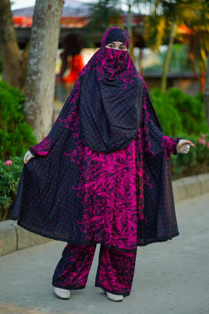 Luxury,Mishori,Silk,Khimar,Set-134