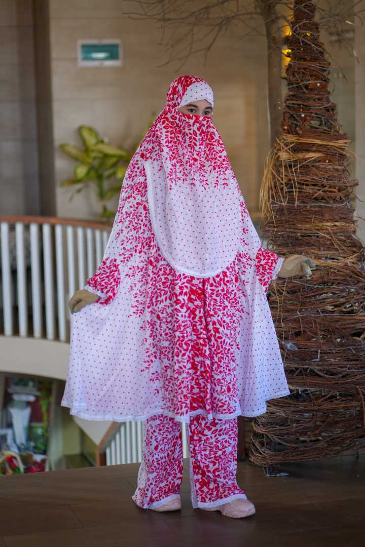 Luxury,Mishori,Silk,Khimar,Set-136
