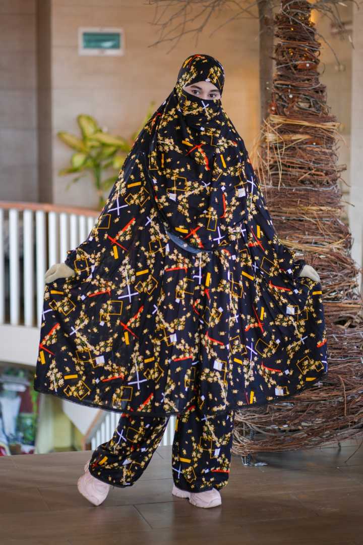 Luxury,Mishori,Silk,Khimar,Set-137